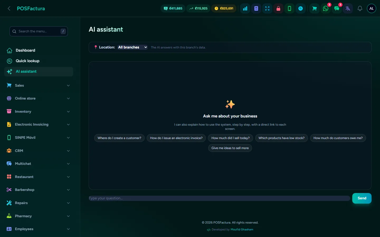AI assistant and team chat