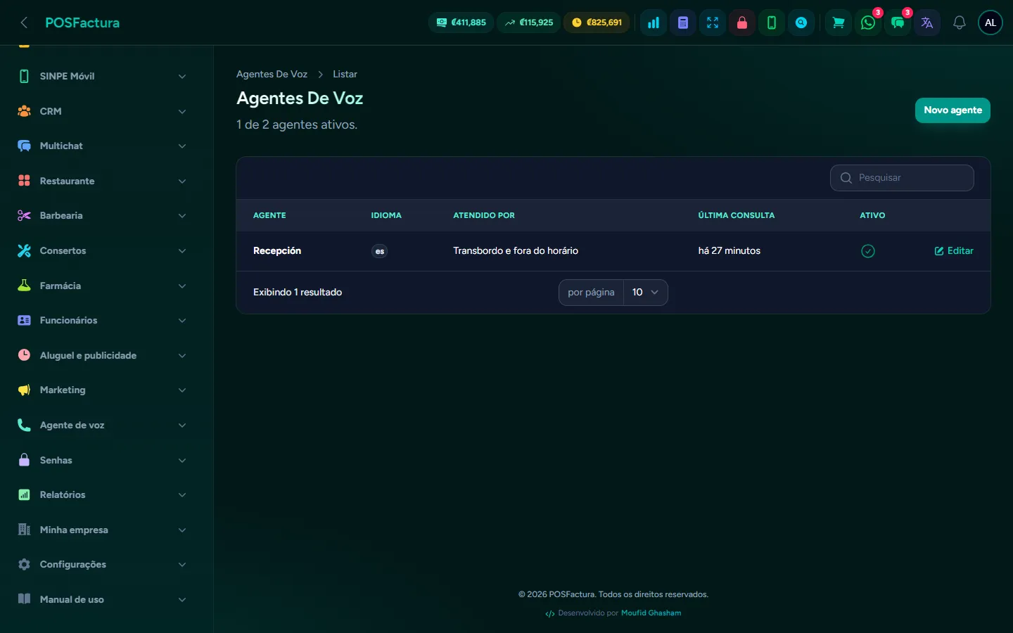 A configuração do agente: como fala, quando atende e o que pode fazer