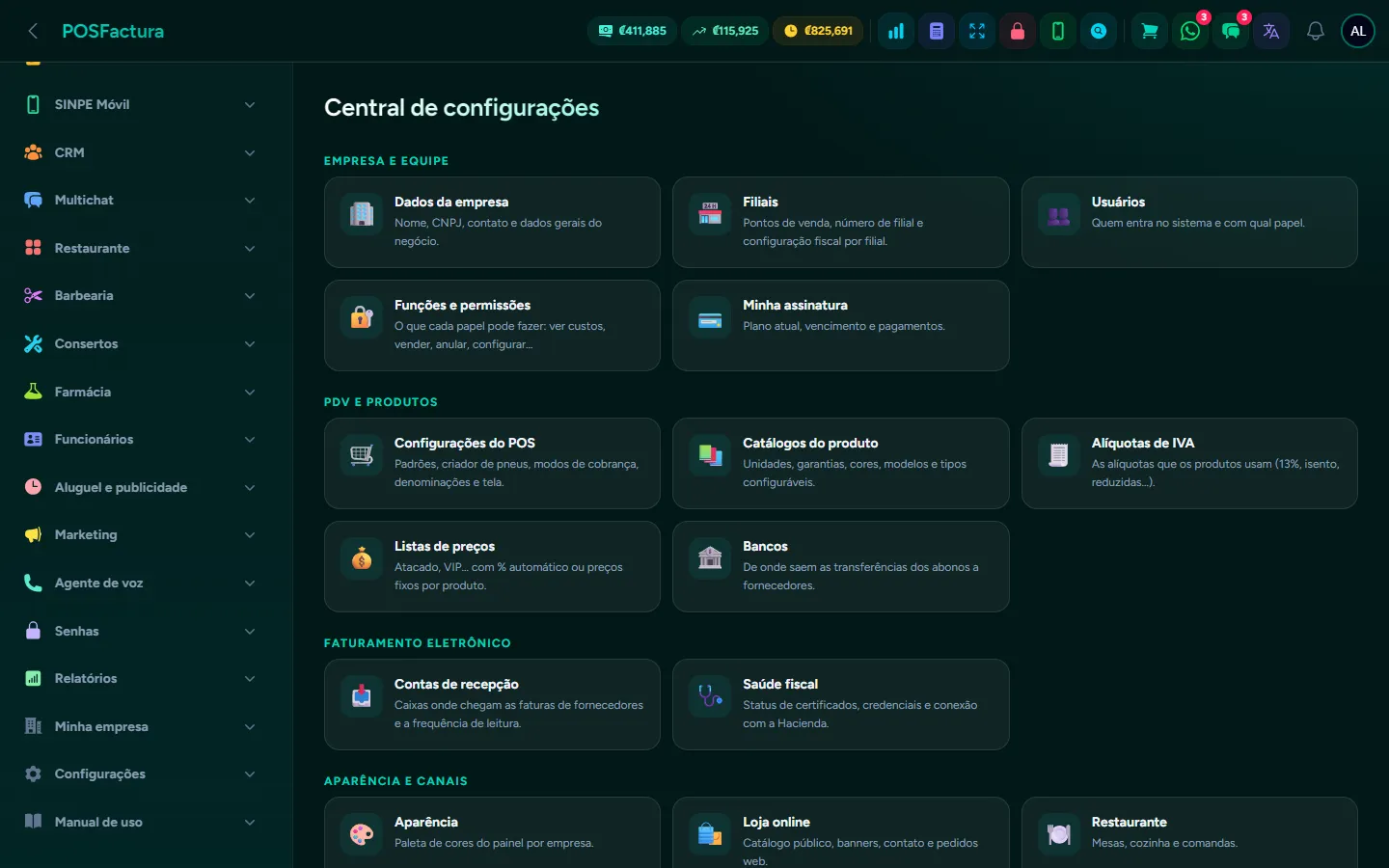 Conexões com o que você já usa