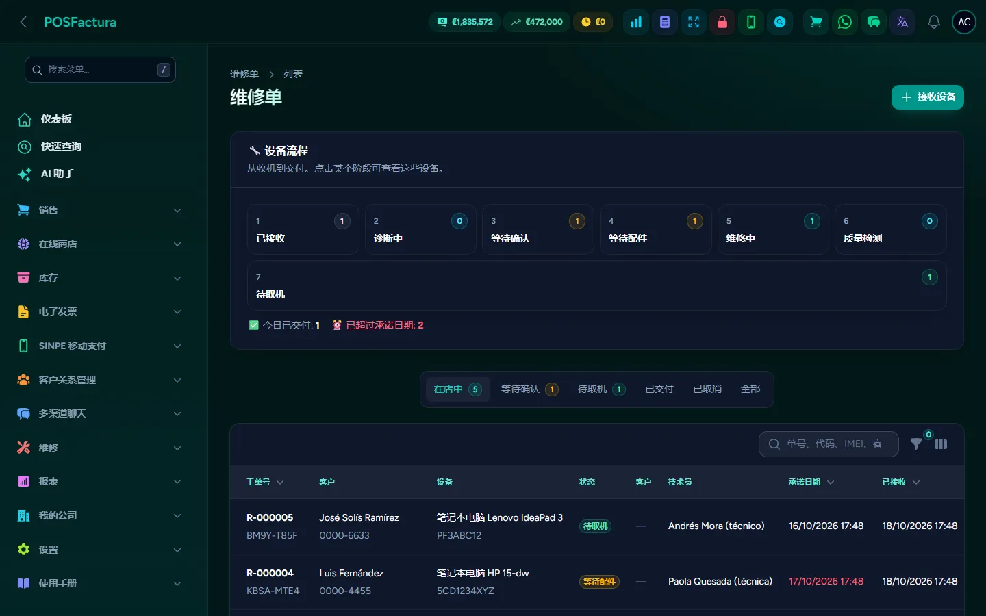 维修店